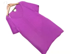 Leilian レリアン サマー ニット セーター size13+/紫 ■◆ レディースのサムネイル