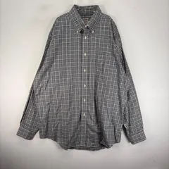 古着 ブルックスブラザーズ Brooks Brothers 長袖シャツ 胸ポケ L  グレー系 無地 メンズのサムネイル