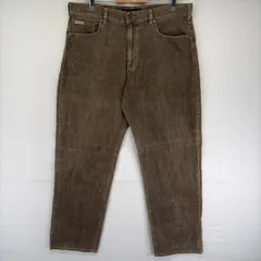 古着 カルバンクラインジーンズ Calvin Klein Jeans コーデュロイ パンツ コーデュロイパンツ ワンポイント w36  ブラウン系 メンズのサムネイル
