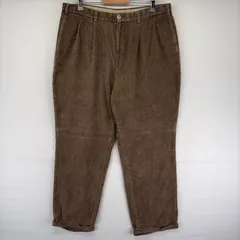 古着 ノーティカ NAUTICA コーデュロイ パンツ ジッパーフライ 2タック 無地 クラシックフィット w38 L34  ブラウン系 メンズのサムネイル