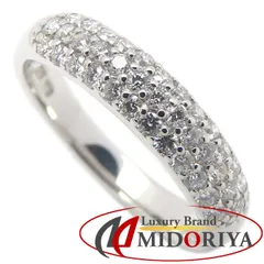 Ponte Vecchio ポンテヴェキオ ダイヤモンド リング 指輪 パヴェダイヤモンド0.40ct 11号 K18WG ホワイトゴールド レディース/295738【中古】【BJ】のサムネイル