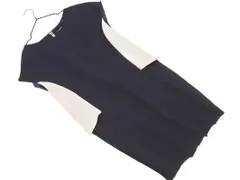 LAUTREAMONT ロートレアモン 切替 Iライン ワンピース size38/紺ｘオフホワイト ■◆ レディースのサムネイル