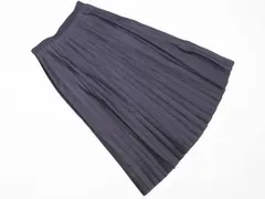 CHILD WOMAN チャイルドウーマン ロング プリーツ スカート size40/紺 ■■ レディースのサムネイル