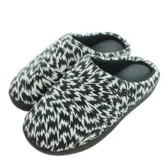 スブ SUBU ELEY KISHIMOTO CONCEPT FLASH 秋冬サンダル 起毛加工 フラッシュ柄 24cm 黒 ブラック /YI13のサムネイル