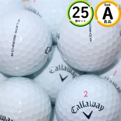 Aランク厳選 キャロウェイ クロムソフト 25球 高品質・スピン性能 ロストボール 送料無料 25個 良品 ホワイトのサムネイル