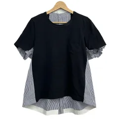 Sacai(サカイ) チュニック サイズ2 M レディース美品  - SCW-087 ダークネイビー×ネイビー×白のサムネイル