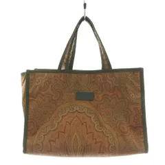 エトロ ETRO ハンドバッグ 総柄 茶 ブラウン 緑 グリーン /AN69のサムネイル