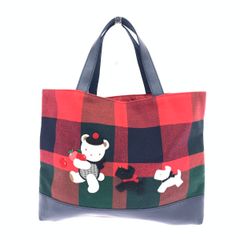 0*0様 familiar ファミリア トートバッグ チェック柄 vipday - メルカリ