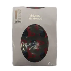ヴィヴィアンウエストウッド Vivienne Westwood ストッキング M～L スイートアイボリー ロゴ柄 /GG36のサムネイル