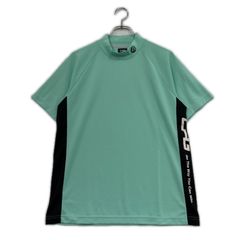 中古 メンズ ピージージー PGG 半袖ポロシャツ 5(L) 白 ポップ調ロゴ