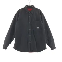 【中古品】 SUPREME QUITED LINED DENIM SNAP SHIRT BLACK シュプリーム キルティド ラインド デニム スナップ シャツ ジャケット 【149-260710-sm-01-otoh】のサムネイル