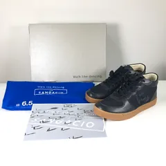 【中古品】 VIA SANGACIO SG MID NAVY ヴィア・サンガチオ にゅ〜ず ハイカットスニーカー スニーカー 靴 【162-260710-sm-05-otoh】のサムネイル