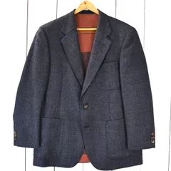 スタンリーブラッカー Stanley Blacker モヘヤ混 2つボタン シングル ジャケット AB4 / M ダークネイビー 袖口3つ釦 453-03 / 6TF028 【送料無料】【中古】【メンズビジネス】202606のサムネイル