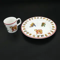 ティファニー アルファベットベアー・マグカップ&プレート セット  【Aランク】【中古】のサムネイル