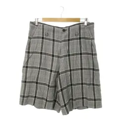 サンシー SUNSEA ハーフパンツ ショートパンツ ボタンフライ 切替 グレンチェック 3 L グレー /MN22 ■GY03のサムネイル