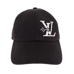 ルイヴィトン LOUIS VUITTON キャップ LV スマッシュ M7608L 帽子 コットン ブラック 黒 メンズ レディース【中古】【ABランク】のサムネイル