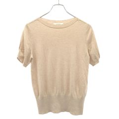 新品タグ付き】近年 3万 スローン 半袖サマーニット S 絹100% 洗える
