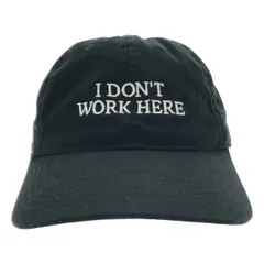 IDEA BOOKS アイディアブックス SORRY I DONT WORK HERE HAT キャップ  ブラックのサムネイル