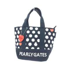 PEARLY GATES パーリーゲイツ カートバッグ/LINEフレンズコラボ  ドット柄/キャンバス    ブラック レディース / 241007004882のサムネイル