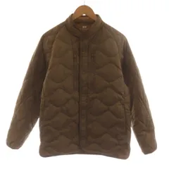 ユニクロ UNIQLO WHITE MOUNTAINEERING 23AW リサイクルハイブリッドダウンジャケット 上着 S 茶 ブラウン キルティング 311-459677 /RR43のサムネイル
