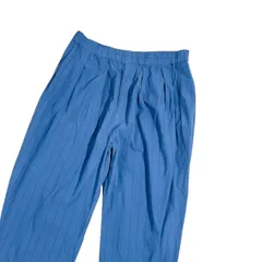 JOURNAL STANDARD ジャーナルスタンダード ストライプ ツータック ワイド パンツ サイズM/ブルー系 メンズのサムネイル