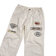 90s LEE VALLEY モックネック ハーフジップ プルオーバー デニム