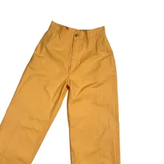 90s KENZO JEANS ケンゾージーンズ 北斎タグ コットン パンツ サイズ 66 /イエロー系 メンズ ヴィンテージのサムネイル