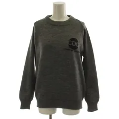 コムデギャルソン COMME des GARCONS GOOD DESIGN SHOP CHARLES KIRK ニット セーター L グレー 長袖 ロゴ IM-N002 /GG22のサムネイル