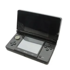 任天堂 NINTENDO 3DS 本体 ゲーム機 ロゴ 初期化・動作確認済 黒 ブラック ■GY11 /MQのサムネイル
