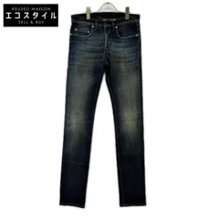 Dior HOMME　ディオールオム　163D007TX995 11SS ブルー ボタンフライ JAKE ジェイク ストレッチデニムパンツ　28のサムネイル