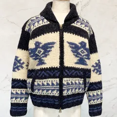 Polo by Ralph Lauren ポロバイラルフローレン　HAND KNIT ハンドニット　カウチンニット　カウチンセーター　サンダーバード　ウール　アルパカ　Sサイズのサムネイル