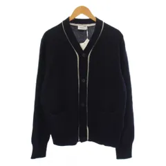 サルヴァトーレフェラガモ Salvatore Ferragamo ニット カーディガン 長袖 ウール カシミヤ XL 紺 /BM12のサムネイル