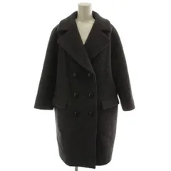 マッキントッシュフィロソフィー MACKINTOSH PHILOSOPHY ウールメルトン ダブルコート Pコート 38 グレー 長袖 ロング丈 H5B03-651-08 /GG39のサムネイル