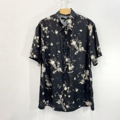 sillageシラージ タイダイ柄 ビッグシャツ モノトーン 半袖 日本製