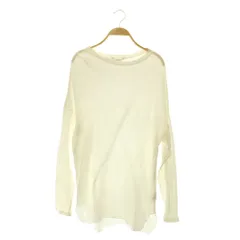 トゥデイフル TODAYFUL ダブルフェイススリットロングTシャツ 長袖 ボートネック F ホワイト /MY ■OS ■MAのサムネイル