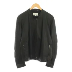 メゾンマルジェラ 14 Maison Margiela 14 13AW シングル ライダースジャケット ラムレザー 革ジャン ジップアップ アウター 50 黒 ブラック S30AM0241 /YM ▲Hのサムネイル