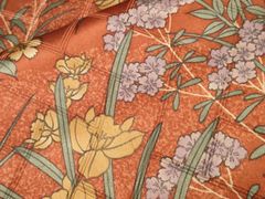 平和屋着物○湘南友禅 内田芳光 花煌路 訪問着 薔薇尽くし 暈し染め