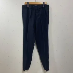Paul Smith ポールスミス リネンジョガーパンツ 麻100% ネイビー M 裾ジップ 日本製のサムネイル