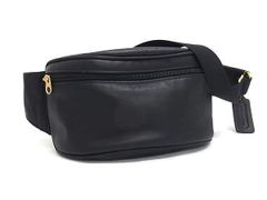COACH オールド コーチ ウエストポーチ レザー 0515 ブラック COACH コーチ ウエストポーチ ウエストバッグ 0515 ブラック系 グラブ