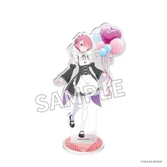 【予約】「Re：ゼロから始める異世界生活」アクリルスタンドフィギュア Flower＆Balloon ver. ラム リゼロ 新品 未開封品 正規品 【KADOKAWA】のサムネイル