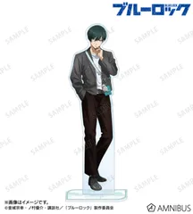 【予約】ブルーロック 描き下ろし 糸師凛 モノトーンストリートファッションver. BIGアクリルスタンド ブルロ 新品 未開封品 正規品 【アルマビアンカ】のサムネイル