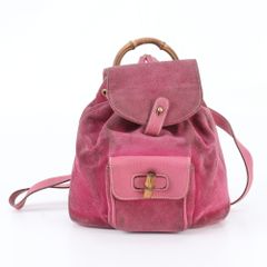 オールドGUCCI バンブーワンショルダーリュック パテントレザー
