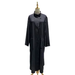 ISSEY MIYAKE(イッセイミヤケ) 2006SS Stand-Collar Side-Slit Maxi Coat スタンドカラー サイドスリット マキシ コート IM61FF032 2 ネイビー 00's ロング 薄手のサムネイル