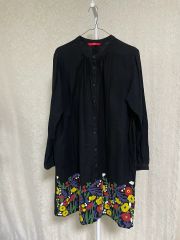 LEONARD SPORT レオナールスポーツ カーディガン 黒 花柄 - メルカリ