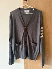 THOM BROWNE カーディガン グレー サイズ1 - メルカリ