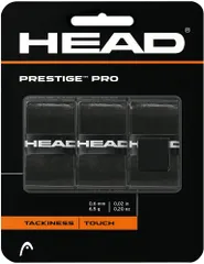 ヘッド HEAD テニス PRESTIGE PRO O-WRA グリップ オーバーグリップ ウェット 耐久性 へたりにくい 部活 クラブ活動 サークル  282009 BK ブラックのサムネイル