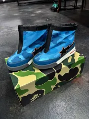 (260) A BATHING APE アベイシングエイプ LOVE YOURSELF 承 'Her' ハニカム カモフラ ジッパー Lord of Heroes スター M2 ブルーのサムネイル