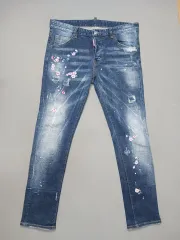 34 DSQUARED2 桜 刺繍 クレメントジーン デニムのサムネイル