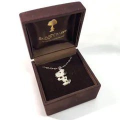 SNOOPY × USPP スヌーピー ネックレス シリアルナンバー入り チェーン SILVER 925 レディース アクセサリー _201のサムネイル
