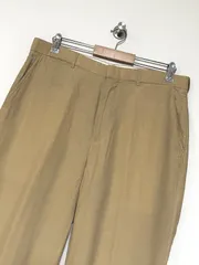 【Polo RALPH LAUREN】90-00s シルクリネンスラックス 実寸 W34 L28 ポロラルフローレン ヴィンテージ 古着のサムネイル